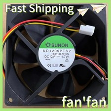 1X ventilador de refrigeração KD1209PTS2 para refrigerador SUNON 12V 1.7W 2400 RPM 3 pinos 92*92*25mm comprar usado  Enviando para Brazil