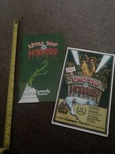 Programa de teatro de comedia Little Shop of Horrors 1982 + folleto segunda mano  Embacar hacia Argentina