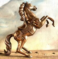 Cavallo metallo scultura usato  Villachiara