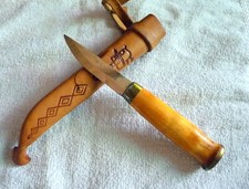 Coltello finlandese puukko usato  Spedire a Italy
