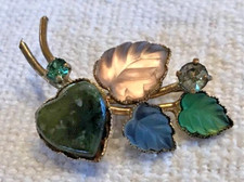 Broche ancienne florale d'occasion  Moissac