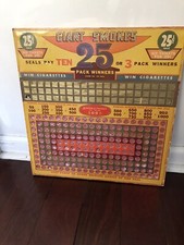 Antique cigarette punchboard for sale  USA