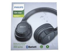 Fones de ouvido Bluetooth sem fio PHILIPS ActionFit SH402 - Preto e azul, usado comprar usado  Enviando para Brazil