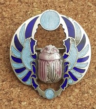 Scarab beetle brooch for sale  BOSTON