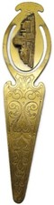 "1833 A Century Of Progress 1933" Gold Tone Vintage Metal Paper Clip Book Marker, usado comprar usado  Enviando para Brazil
