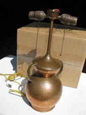 abajur de cobre martelado artesanato era 18" comprar usado  Enviando para Brazil