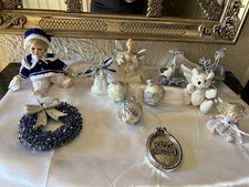 Christmas silver blue for sale  Wichita Falls