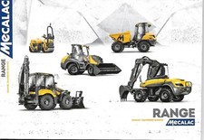 Equipment brochure mecalac d'occasion  Expédié en Belgium