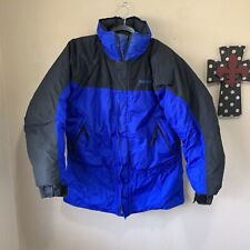 Cuna para hombre Marmot azul negro Gore-Tex mediana cálida con cremallera completa ganso sin capucha segunda mano  Embacar hacia Argentina