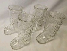 Canecas de vidro vintage bota cowboy alça de vidro transparente utensílios de bar 6” 4 peças comprar usado  Enviando para Brazil