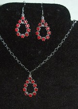 Schmuckset tropfen hrhänger gebraucht kaufen  München