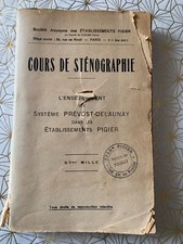 Cours sténographie système d'occasion  Villepinte