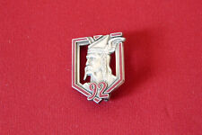Insigne 92ème régiment d'occasion  Six-Fours-les-Plages