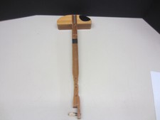 Ferramenta de ensino/aprendizagem vintage viola/violino instrumento 1 corda 19" de comprimento madeira comprar usado  Enviando para Brazil