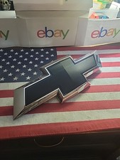 Usado, Emblema gravata borboleta preta cromada dianteira suburbana Chevrolet Tahoe ajuste 2015-2020 comprar usado  Enviando para Brazil