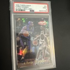 1998-99 Topps Gold Label Basquete Classe 1 Red Label #81 Chris Webber #042/100 comprar usado  Enviando para Brazil