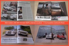 Mercedes 200 W110 mit 95PS Literaturpaket - 5 komplette Zeitschriften comprar usado  Enviando para Brazil