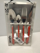 Besteck set rot gebraucht kaufen  Herten