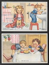 Rare cartoline bambini usato  Torino