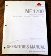Manual do operador de trator Massey Ferguson MF 1759 1758 1754 1749 1742 1736 1700 comprar usado  Enviando para Brazil