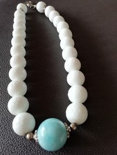 Echte weiße jadekette gebraucht kaufen  Bad Hönningen