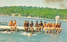 South Carver Massachusetts Cachalot Scout Reservation, BSA Vintage PC U24503 comprar usado  Enviando para Brazil