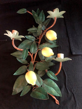 Vintage toleware candle for sale  Maumee