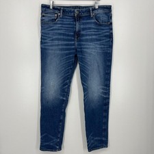 Jeans masculino American Eagle tamanho 36 azul fino reto airflex stretch comprar usado  Enviando para Brazil