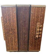 Acordeão vintage Hohner Marca madeira prensada C/F diatônico 29 chaves feito na Alemanha comprar usado  Enviando para Brazil