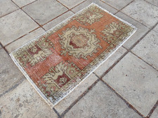 Usado, Tapete de lã turco vintage feito à mão tapete de corrida boêmio 2,7 x 1,6 pés comprar usado Usado, Tapete de lã turco vintage feito à mão tapete de corrida boêmio 2,7 x 1,6 pés comprar usado  Enviando para Brazil