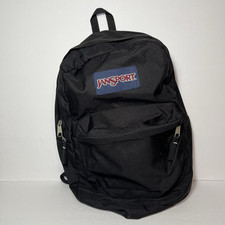 Mochila preta JanSport - 2 compartimentos com zíper comprar usado  Enviando para Brazil