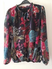 Size black floral for sale  CHIPPENHAM
