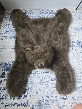 Usado, Tapete de urso falso marrom de pelúcia Fancy Zoo 40”x 23” A&A Company 9591 comprar usado  Enviando para Brazil