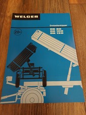Riginal prospekt welger gebraucht kaufen  Bayreuth