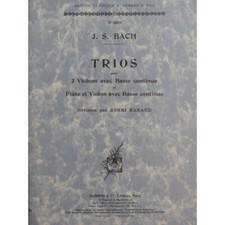 Piano Bach J. S. Trios violino ou flauta 1968 comprar usado  Enviando para Brazil