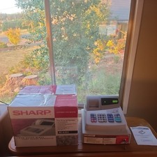 Usado, Caixa registradora eletrônica/gaveta de dinheiro Sharp XE-A101 - com chave manual e caixa comprar usado  Enviando para Brazil