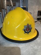 Fireman helmet badged for sale  HYDE