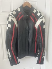 Leather motorcycle jacket for sale  WEST WICKHAM