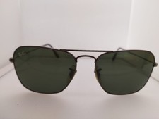 Usado, Novos óculos de sol RAY-BAN CARAVAN RB 3136 004 55-15 Gunmetal com lentes verdes G-15 comprar usado  Enviando para Brazil
