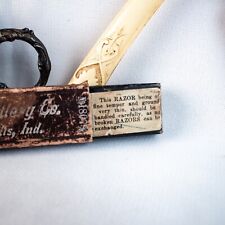 Navalha antiga do vovô George Wostenholm & Sons Sheffield copo reto comprar usado  Enviando para Brazil