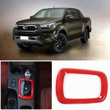 Usado, Acabamento da tampa do painel de câmbio de marchas vermelho ABS para Toyota Hilux 2015-21 comprar usado  Enviando para Brazil
