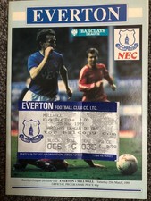 Programme ticket everton for sale Programme ticket everton for sale  CHORLEY