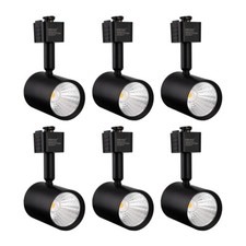 Pacote com 6 cabeças de iluminação de pista de LED compatíveis com circuito único J tipo 4000K B comprar usado  Enviando para Brazil