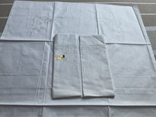 Kopfkissenbezug weiß vintage gebraucht kaufen  Waibstadt