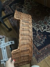 Wicker dog basket for sale  SEVENOAKS