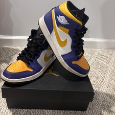 Jordan mid lakers for sale  Roanoke