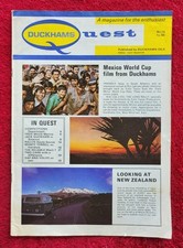 Duckhams quest magazine for sale  KILMARNOCK
