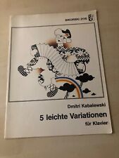 Noten leichte variationen gebraucht kaufen  Fehrb.,-Winzeln