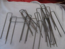 Conjunto de 20 estacas de metal para jardim (pode ser usado para fixar malha e rede), usado comprar usado  Enviando para Brazil