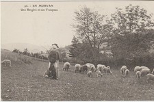 Cpa morvan bergere d'occasion  Monthureux-sur-Saône